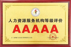 喜报 | 星空（中国）集团获评5A人力资源服务机构等级荣誉